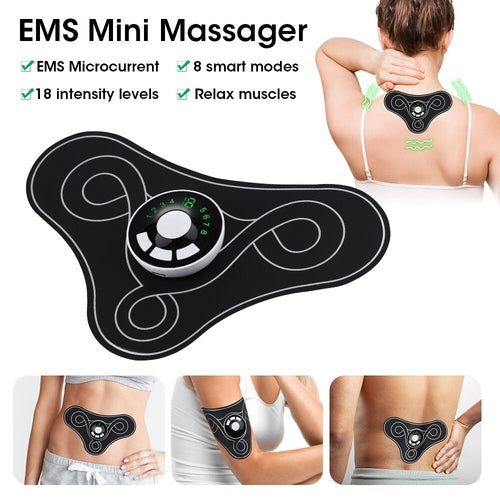 EMS Electric Massager Stimulator Pain Relief Neck Back Leg Health Care
